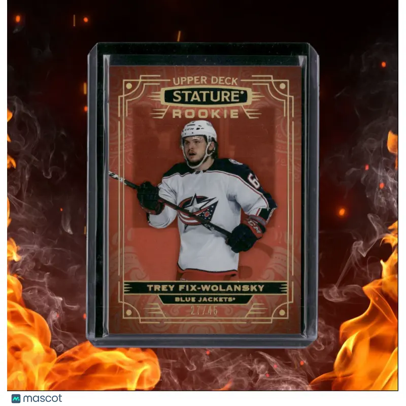 2022-23 Upper Deck Stature Trey Fix-Wolansky Orange Rookie 27/45 #168