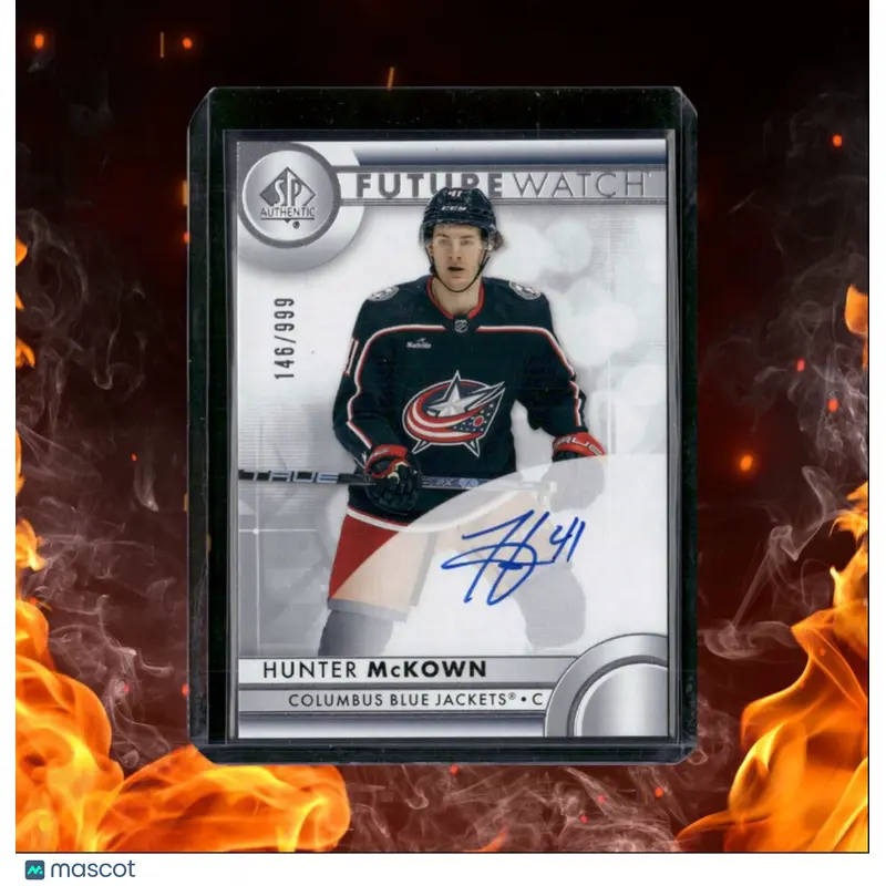 2023-24 SP Authentic Hunter McKown Future Watch Rookie Auto 146/999 #172