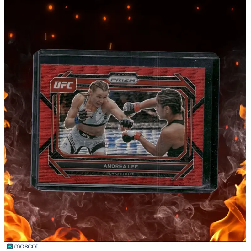 2023 Panini Prizm UFC Andrea Lee Ruby Wave Prizm #86