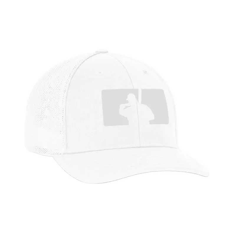 Fat Guy BP Fitted Hat - 404M (White/Gray)