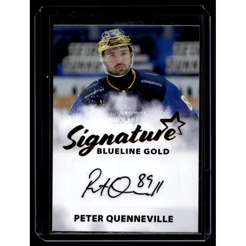 2024-25 Blueline Signature Gold - Peter Quenneville #AU-PQ /40