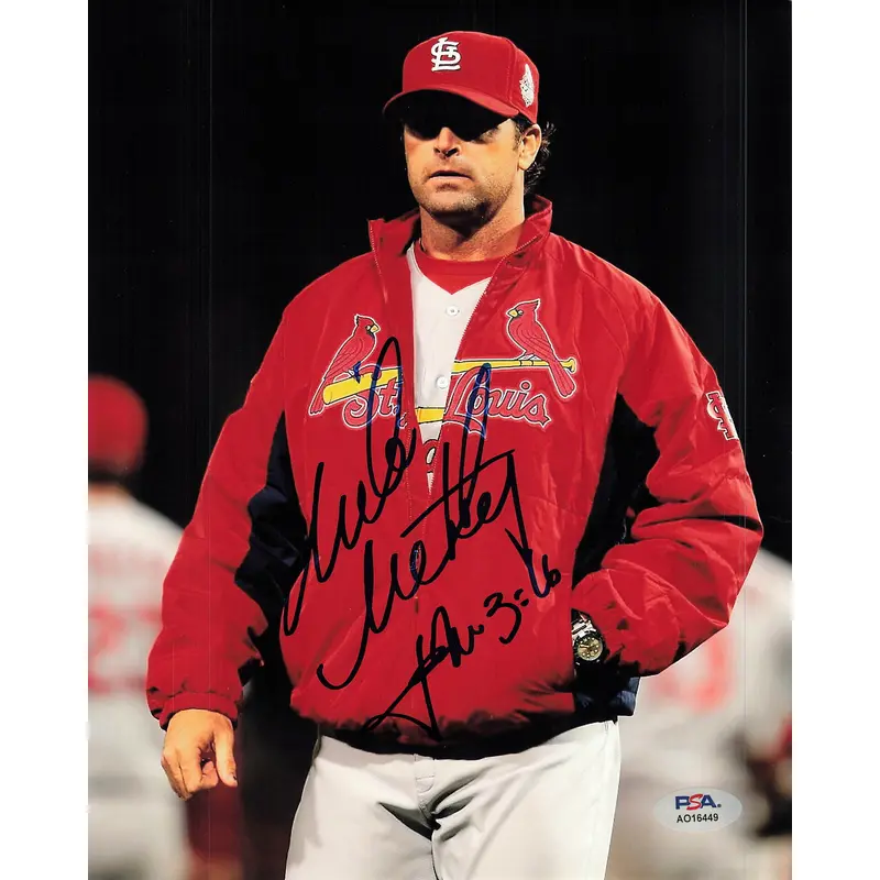 Mike Matheny signed 8x10 photo PSA/DNA Autographed St. Louis Cardinals