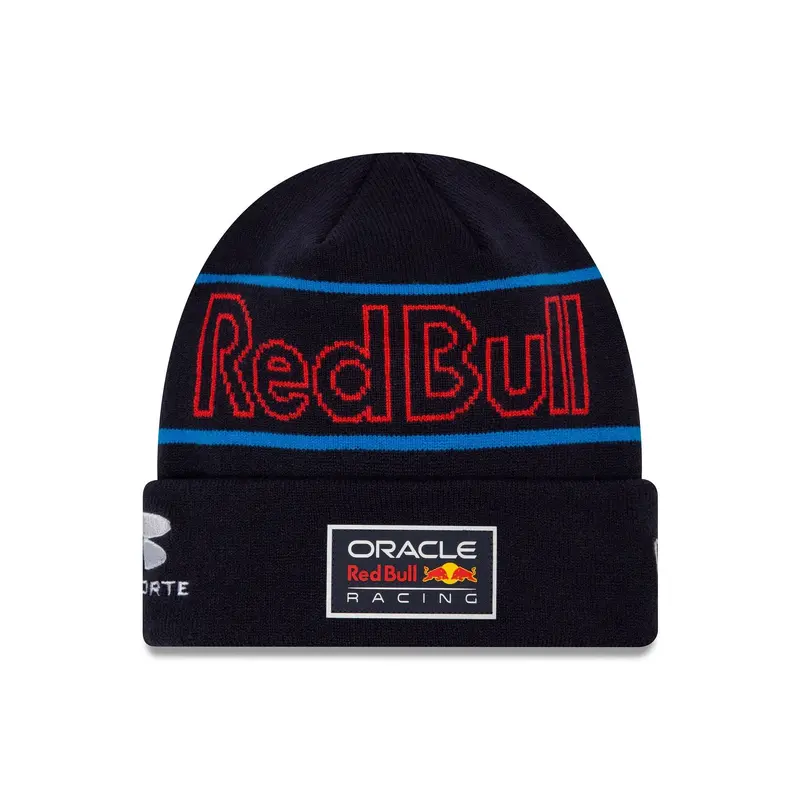 Red Bull Racing Sergio Perez Team Navy Cuff Knit Beanie Hat