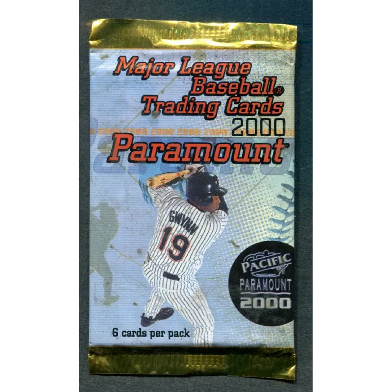 2000 Pacific Paramount Baseball Unopened Pack