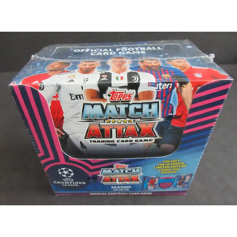 2018 2018/19 Topps Match Attax UEFA Soccer Box (50/6)