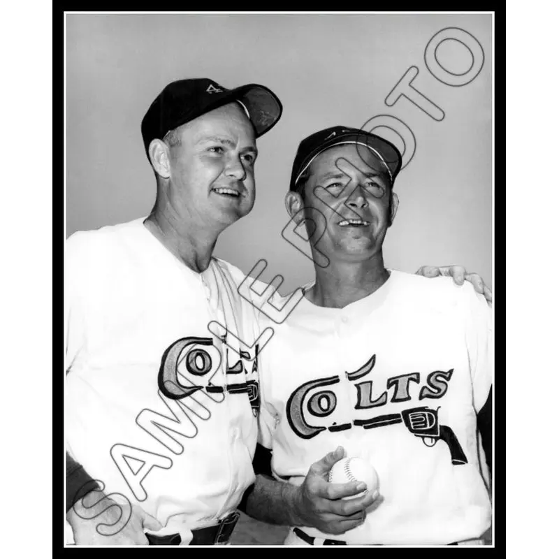 Nellie Fox Pete Runnels 8X10 Photo - 1964 Houston Colt 45's - 11955