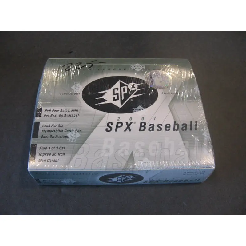 2007 Upper Deck SPX Baseball Box (Hobby)