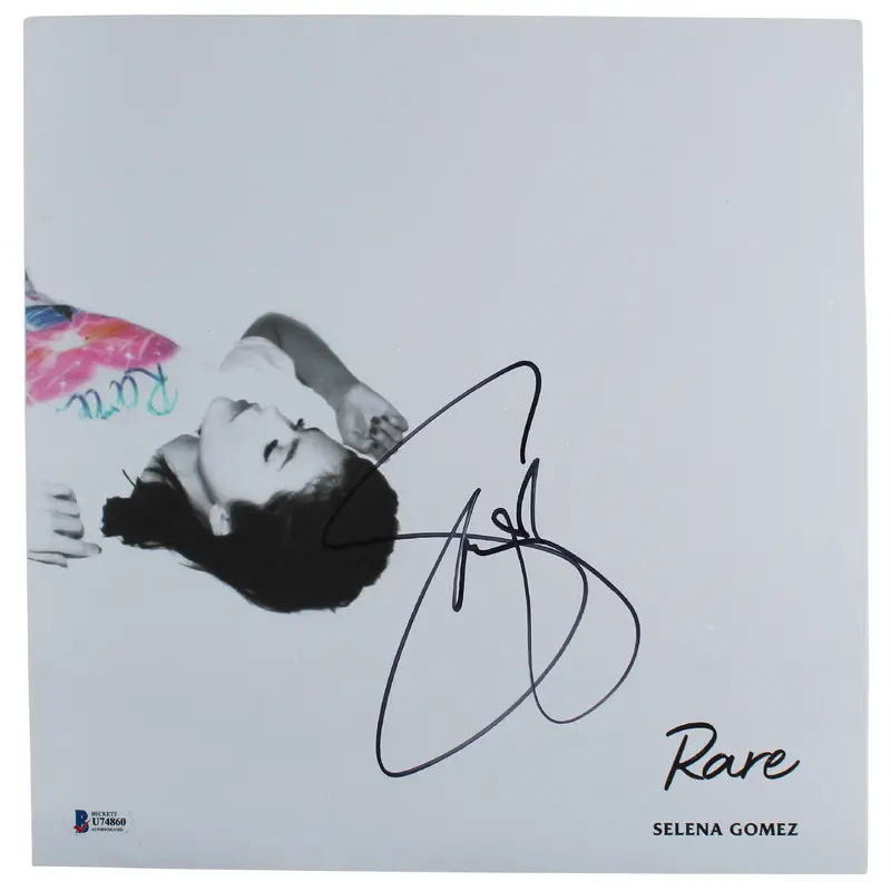Selena Gomez Authentic Signed Rare Album Flat Autographed BAS #U74860