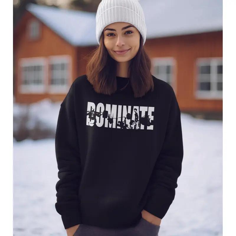 Women's Loose fit Dominate Sweatshirt (black) Wod Armour | Kibi Sports