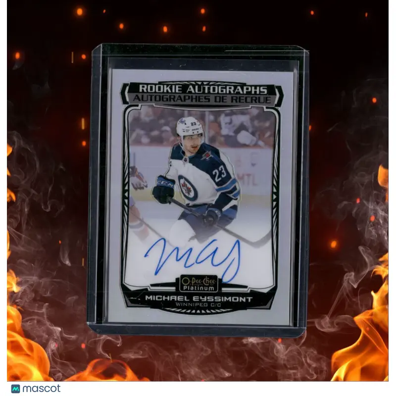 2022-23 O-Pee-Chee Platinum Michael Eyssimont Rainbow Rookie Auto #R-ME