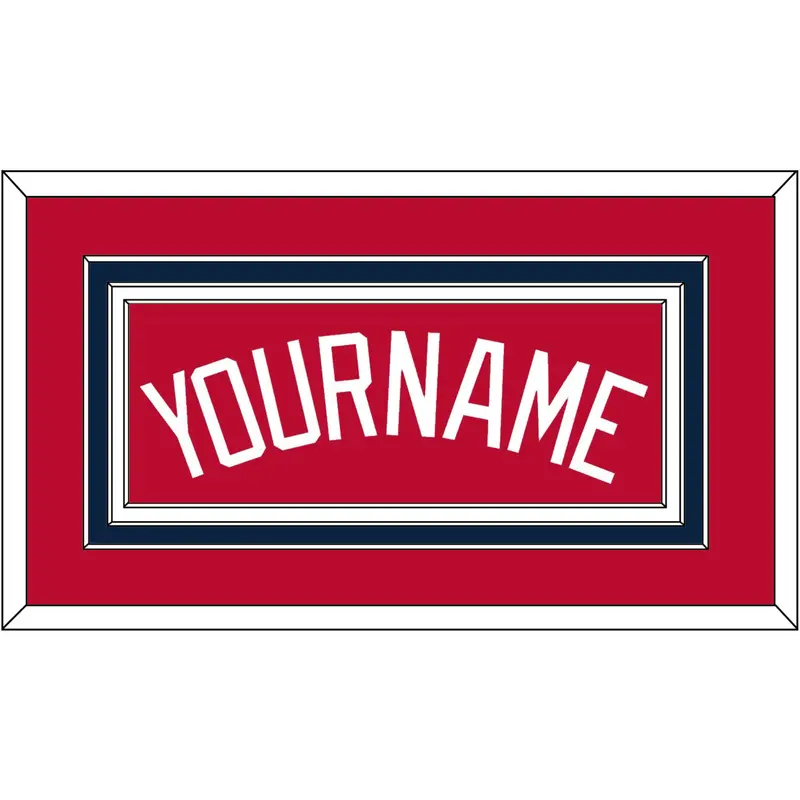 Atlanta Name - Alternate Home Red - Triple Mat 2
