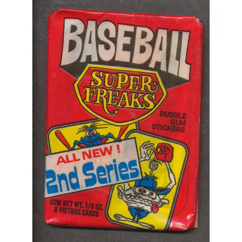 1973 Donruss Super Freaks Baseball Series 2 Wax Pack