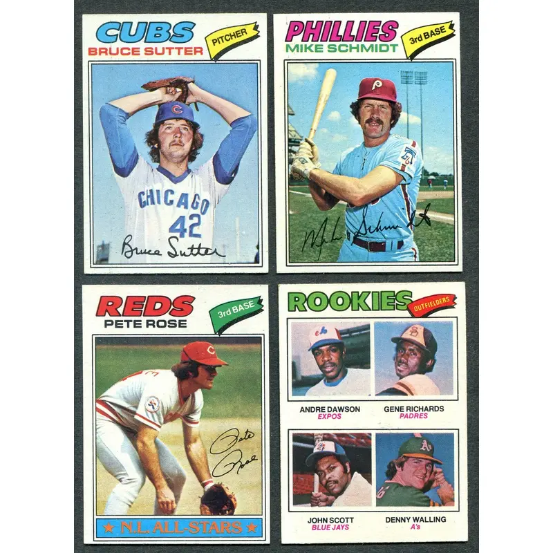 1977 Topps Baseball Complete Set EX/MT (660) (23-322)