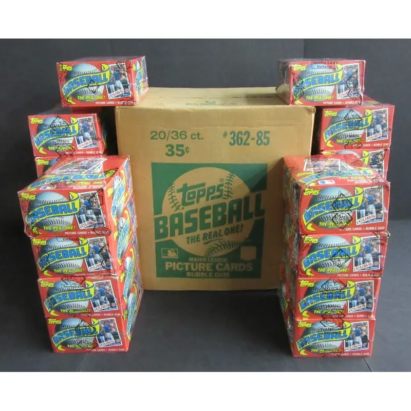 1985 Topps Baseball Unopened Wax Case (20 Box)