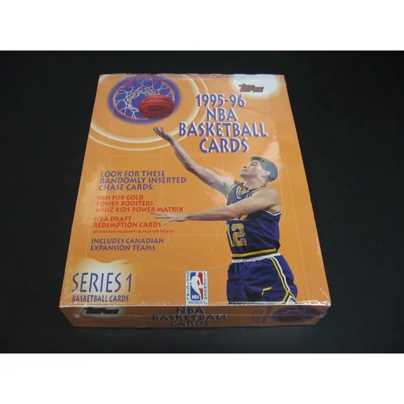 1995/96 Topps Basketball Series 1 Rack Box