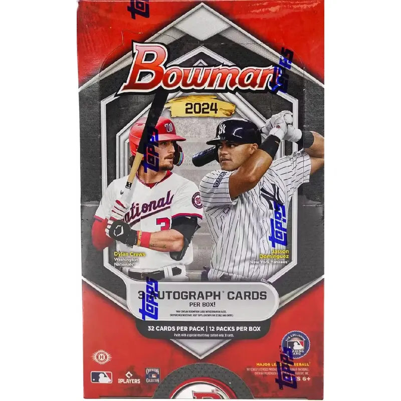 2024 Bowman Baseball Hobby Jumbo Box - (12) Packs