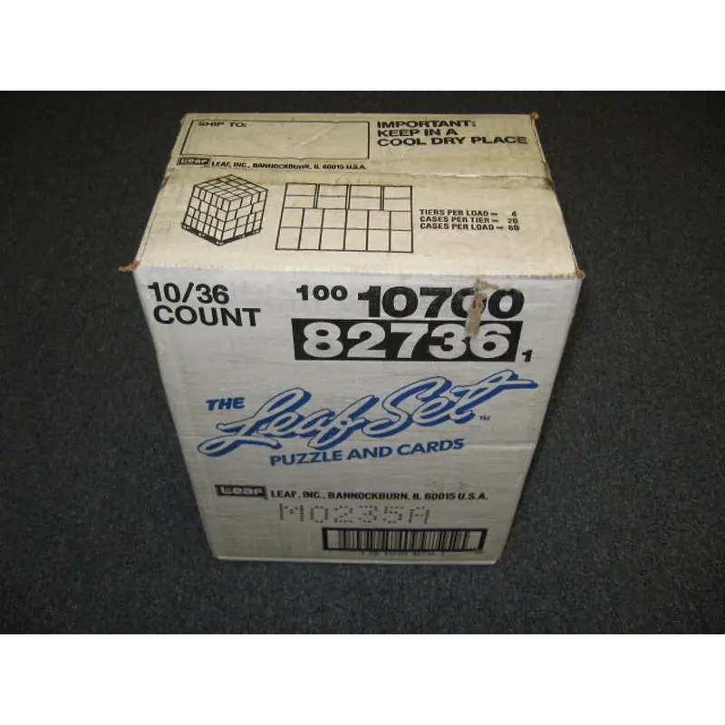 1990 Leaf Baseball Series 2 Case (10 Box) (82736) (NFS)