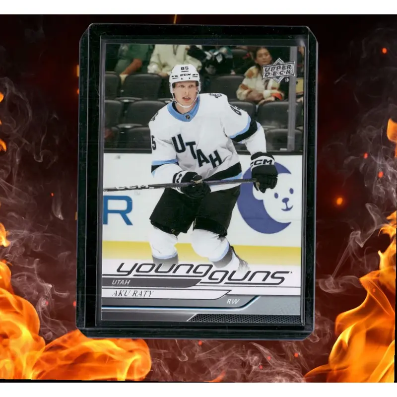 2024-25 Upper Deck Aku Raty Young Guns (E) Rookie #458