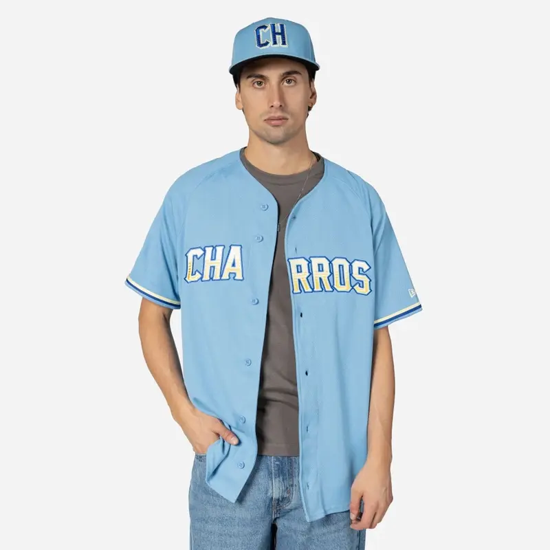 Charros De Jalisco Mexico LMB On Field Pastel Blue On-Field Jersey