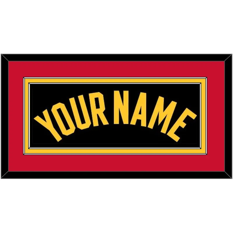 Atlanta Name - Black Statement - Double Mat 2