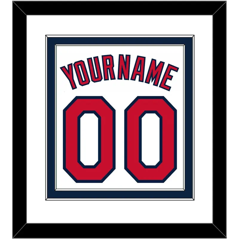Cleveland Name & Number - Home White (2012-2021) - Double Mat 1