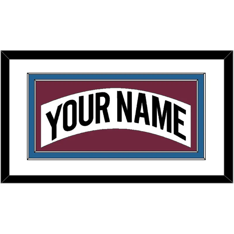 Colorado Nameplate - Home White (1999-2001) - Double Mat 1