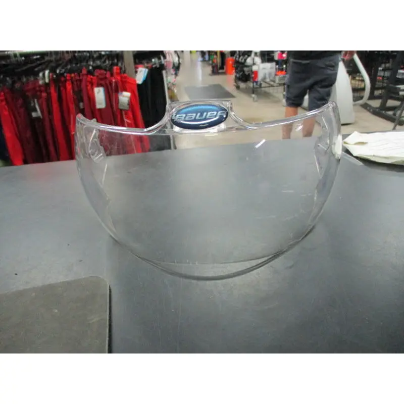 Used Bauer Clear Hockey Visor (Has Scratches)