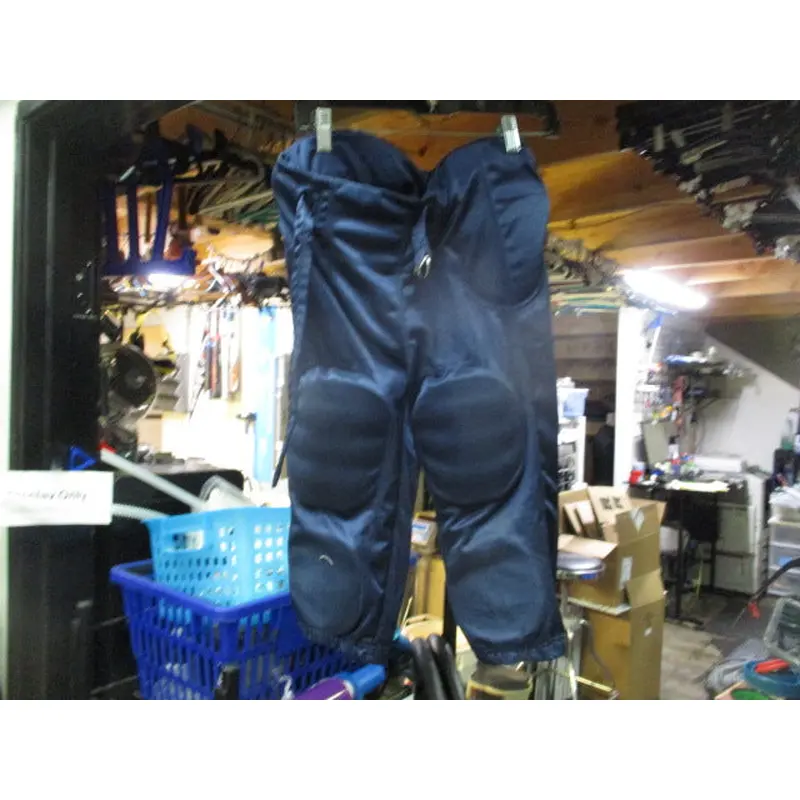 Used Champro Navy 7 Pad Football Pants Youth Large