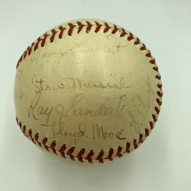 1942 St. Louis Cardinals World Series Champs Team Signed Baseball JSA COA