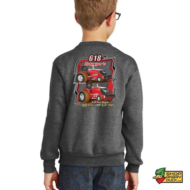 618 Motorsports Pro Stock Youth Crewneck Sweatshirt