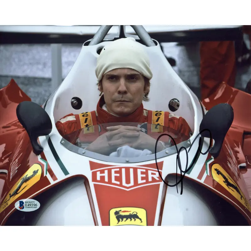 Daniel Bruhl Rush Authentic Signed 8x10 Photo Autographed BAS #E49396
