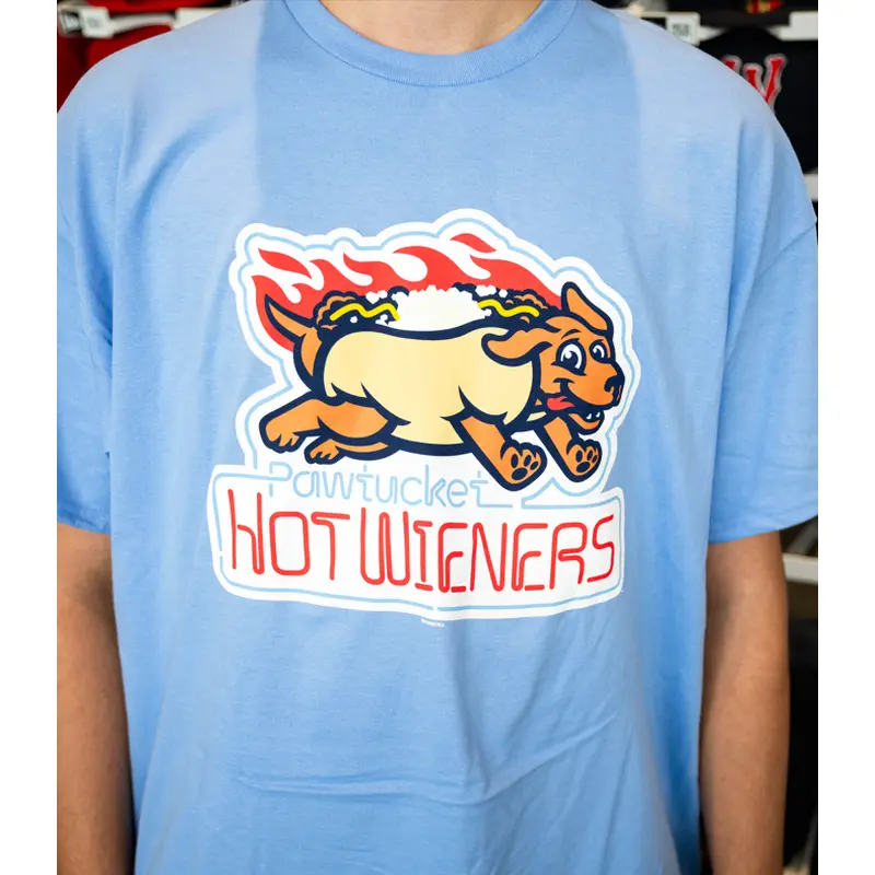 Pawtucket Red Sox Hot Wieners Primary Tee