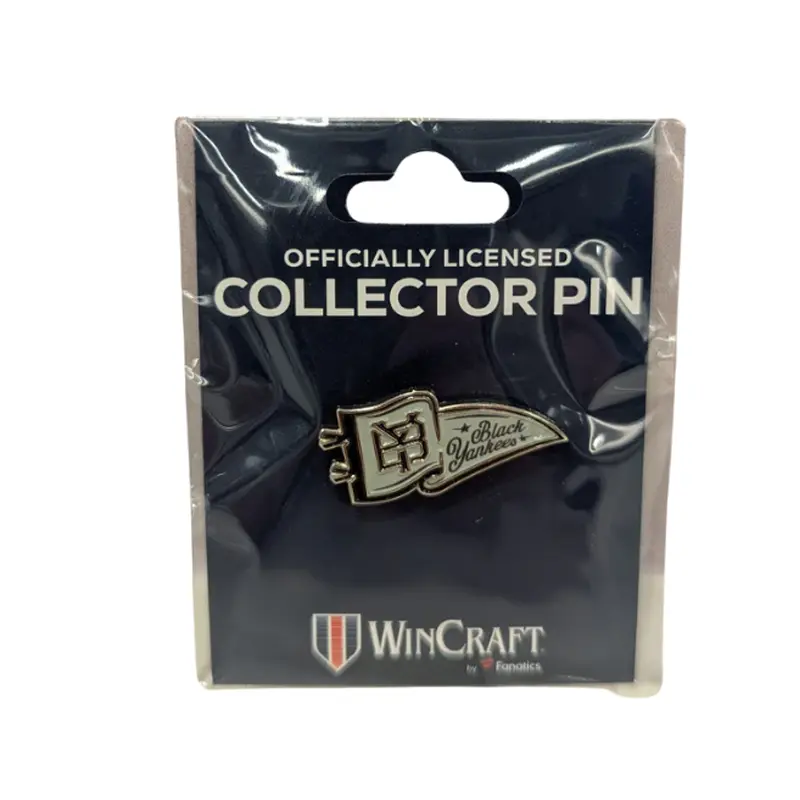 Somerset Patriots NY Black Yankees Pennant Logo Pin