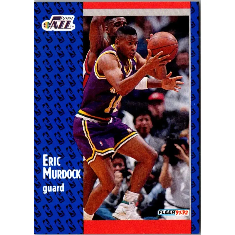 1991 Fleer Eric Murdock #365 Rookie
