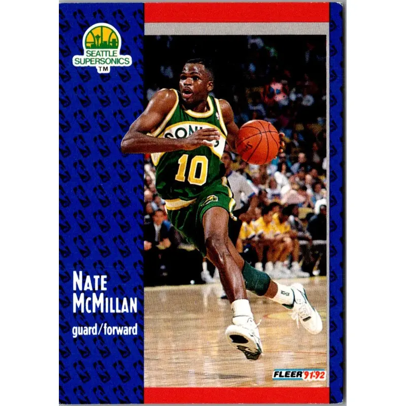 1991 Fleer Nate McMillan #361