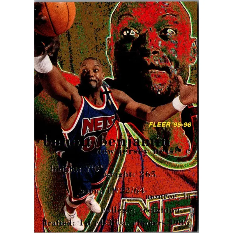 1995 Fleer European Benoit Benjamin #113