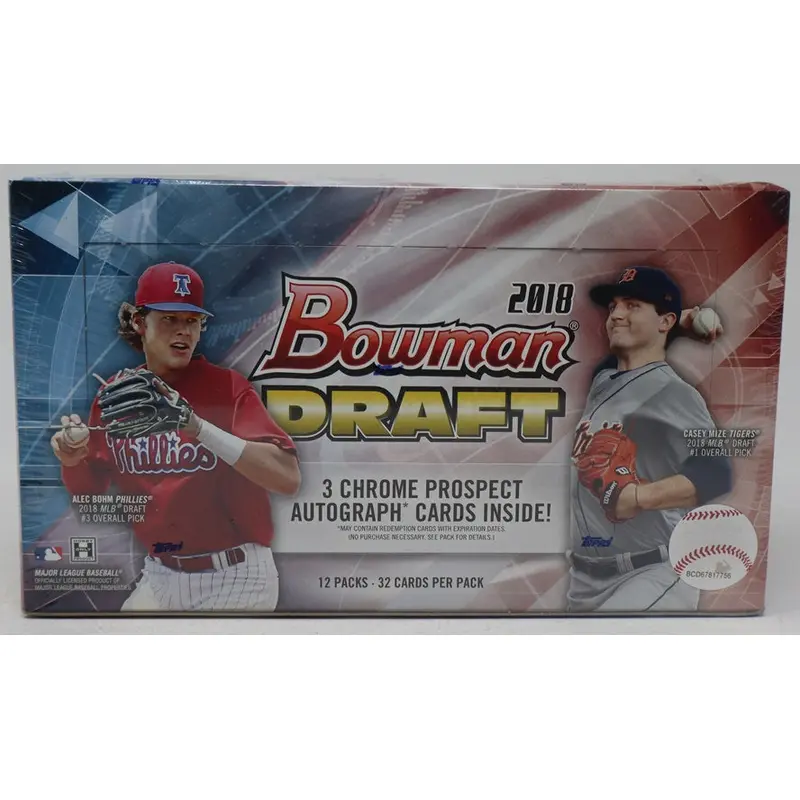 2018 Bowman Draft Baseball Jumbo Box (Hobby) (12/32)