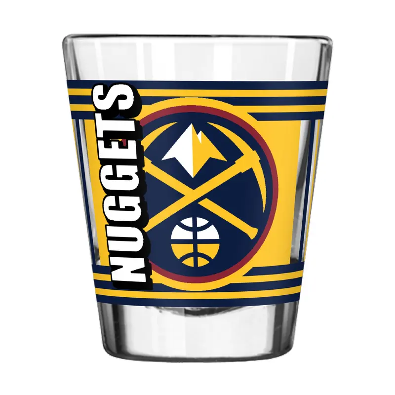 Denver Nuggets 2oz Hero Shot Glass