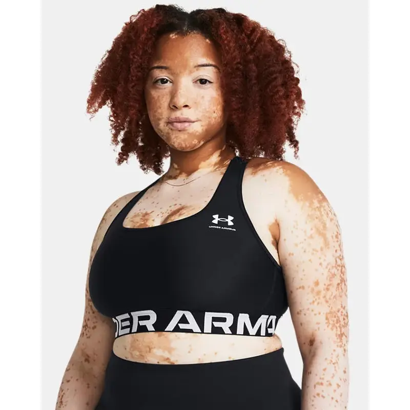 2024 Under Armour Heatgear Mid Banded Sports Bra
