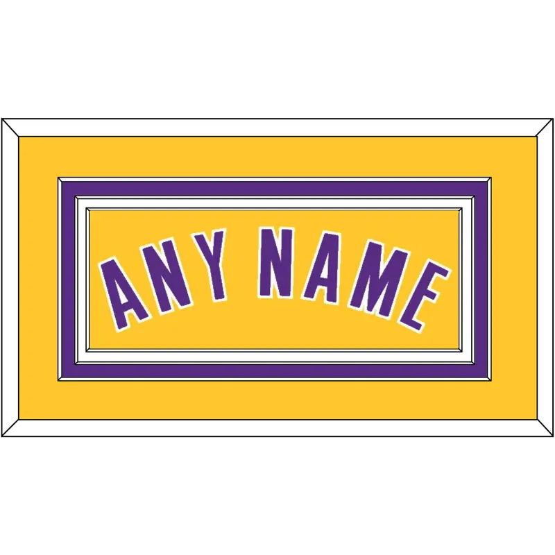 Los Angeles Name - Home Yellow (1999-2018) - Triple Mat 2