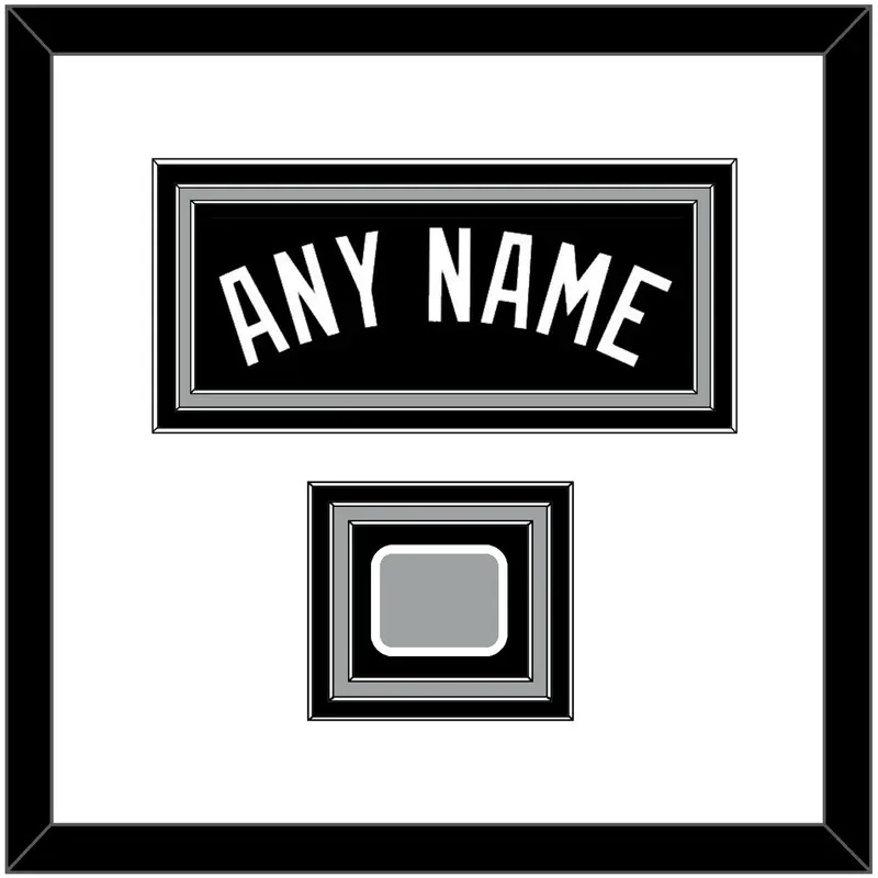 San Antonio Name & Finals Patch - Road Black (2002-2017) - Triple Mat 1