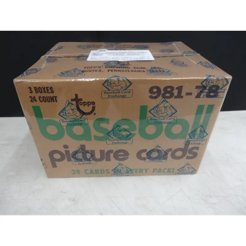 1978 Topps Baseball Rack Pack Case (3 Box) (Authenticate)