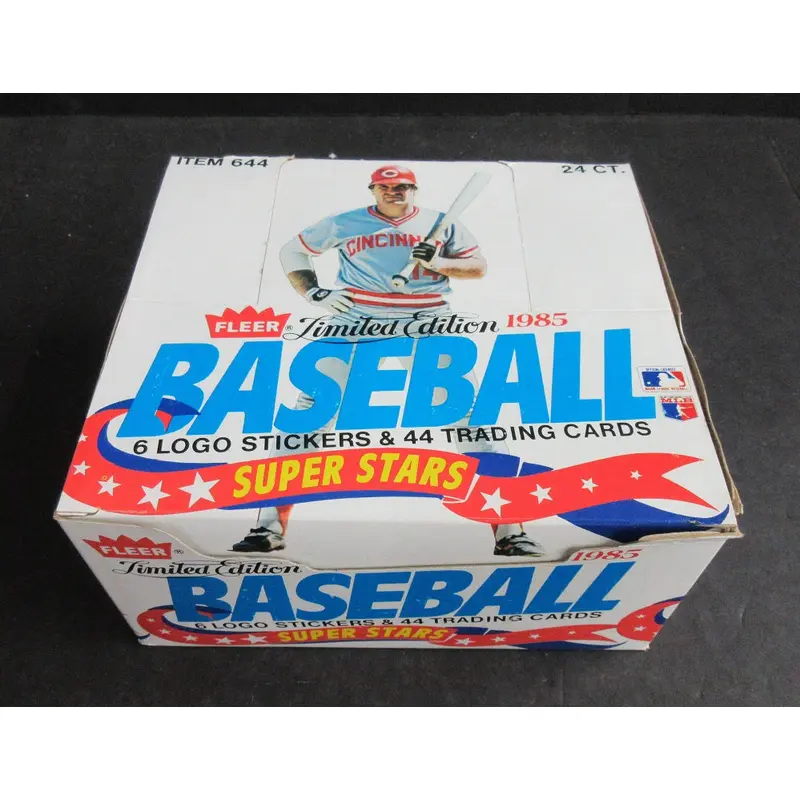 1985 Fleer Limited Edition Baseball Factory Set Box (24/50)