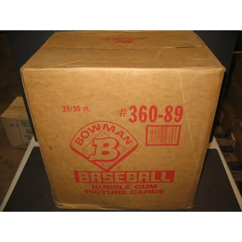 1989 Bowman Baseball Unopened Wax Case (24 Box) (360-89)