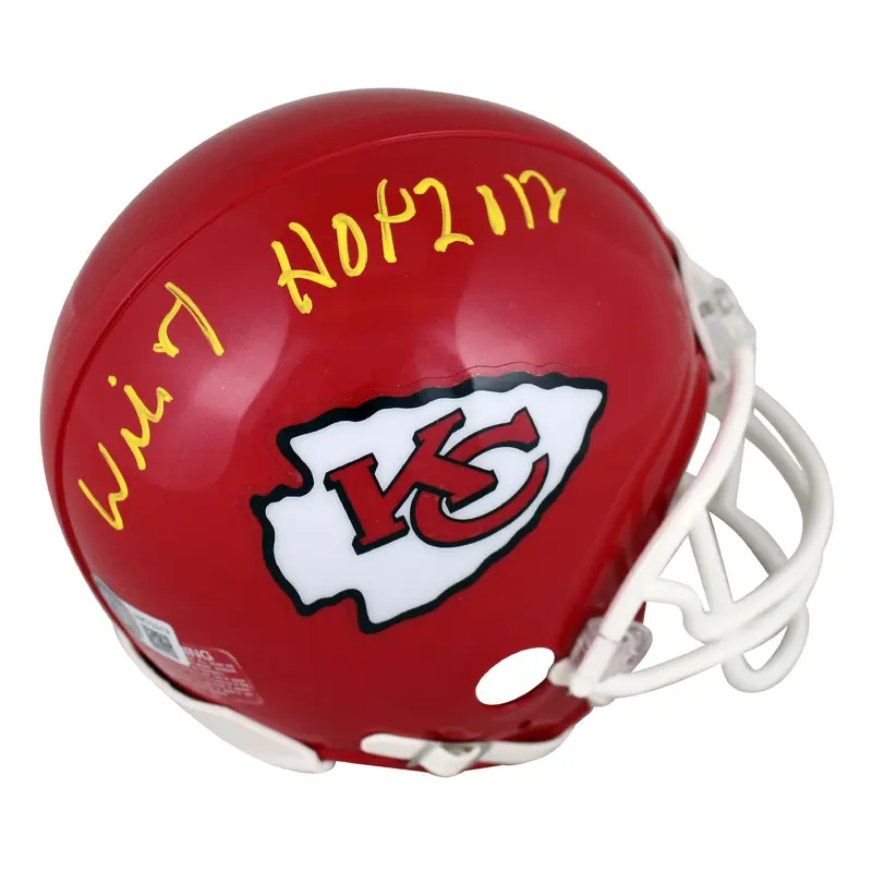 Chiefs Willie Roaf "HOF 12" Authentic Signed Red Rep Mini Helmet BAS Witnessed
