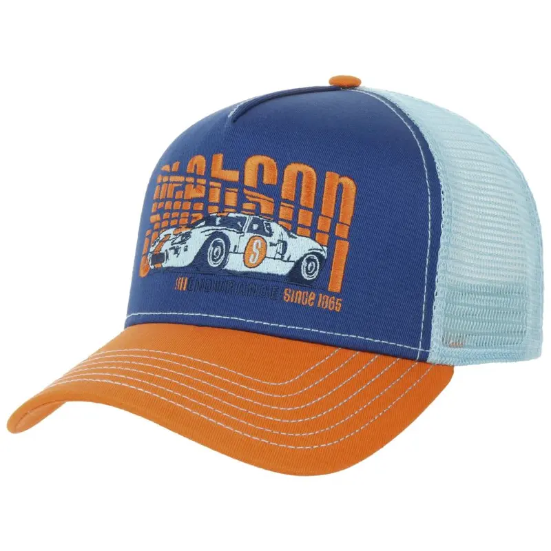 Endurance Trucker Cap - Royal/Orange