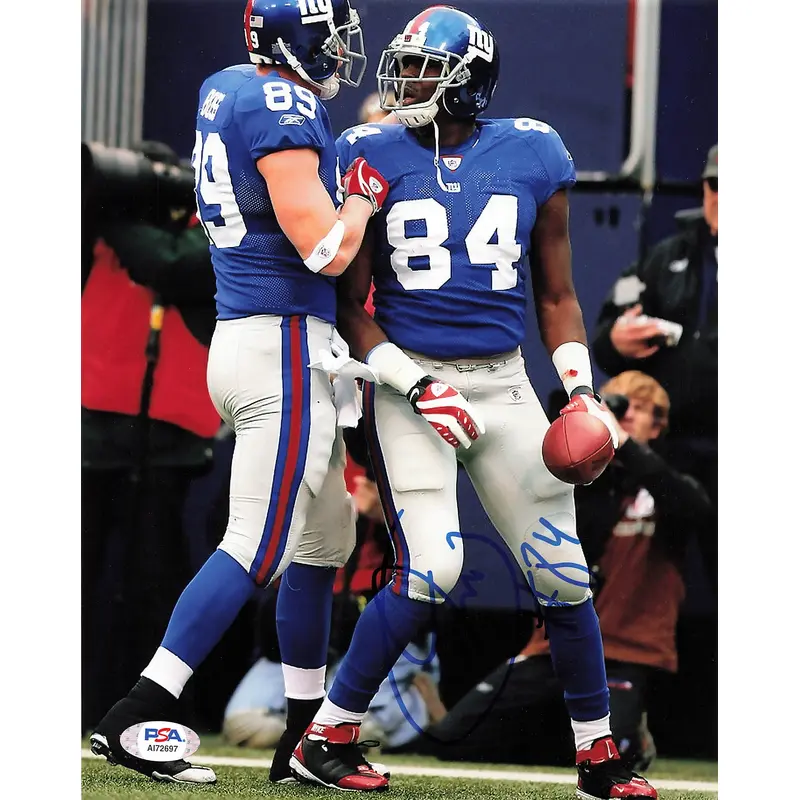 DARCY JOHNSON Signed 8x10 photo PSA/DNA New York Giants Autographed