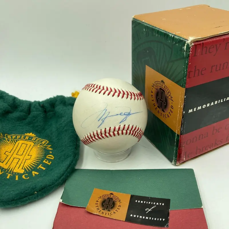 Michael Jordan Signed Autographed Baseball UDA Upper Deck COA