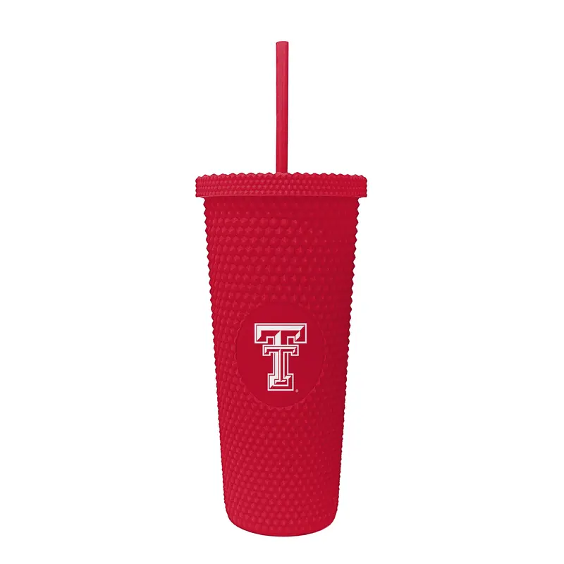 Texas Tech 24oz Studded Tumbler