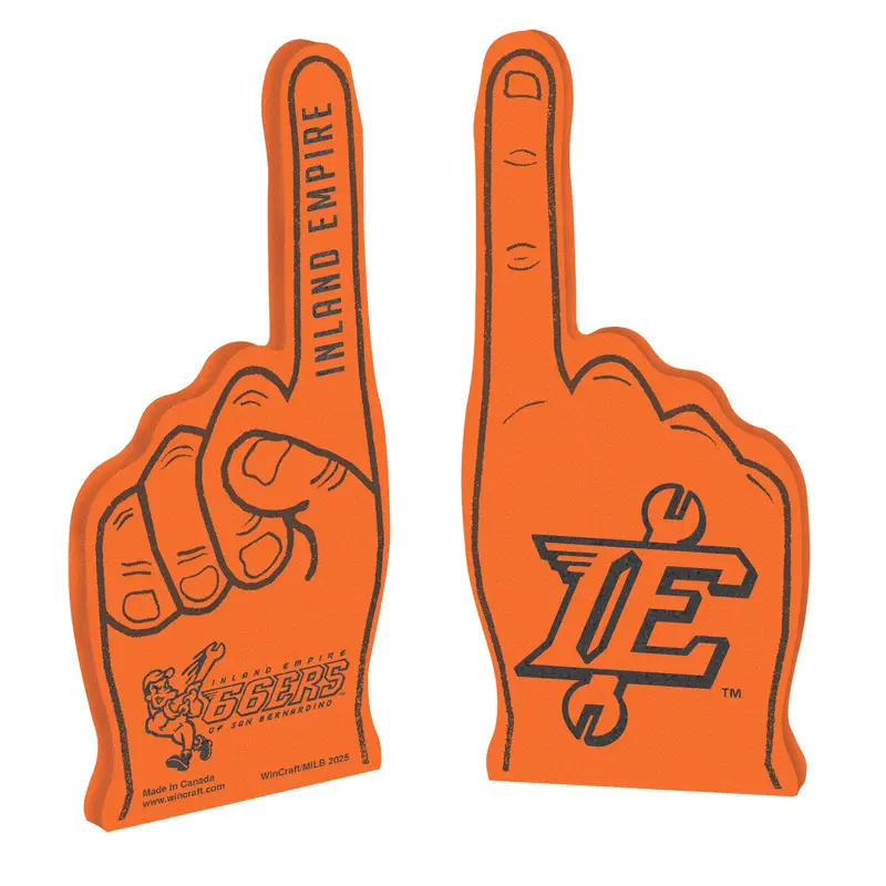 Inland Empire 66ers Orange Foam Finger